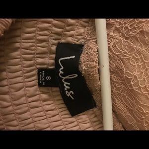 Off the shoulder lace dress